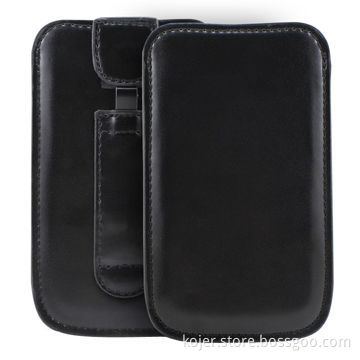 Mobile Phone Leather Cases for iPhone 4S with Magnetic Pull-tab Design, Available in Various Colors